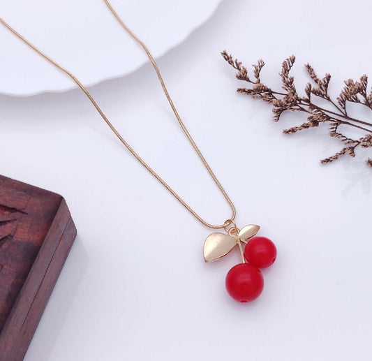 Fancy Cherry Chain Pendant